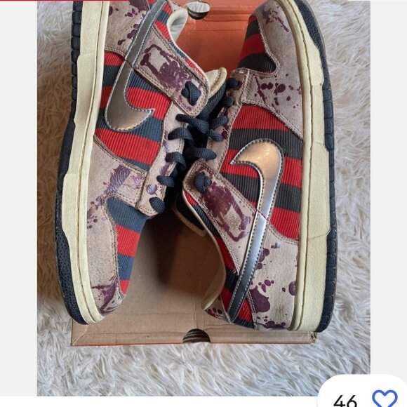 Nike Sb Dunk Low Freddy Krueger - Picture 9 of 9